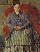Paul Cezanne Madame Cezanne in a Red Armchair USA oil painting artist